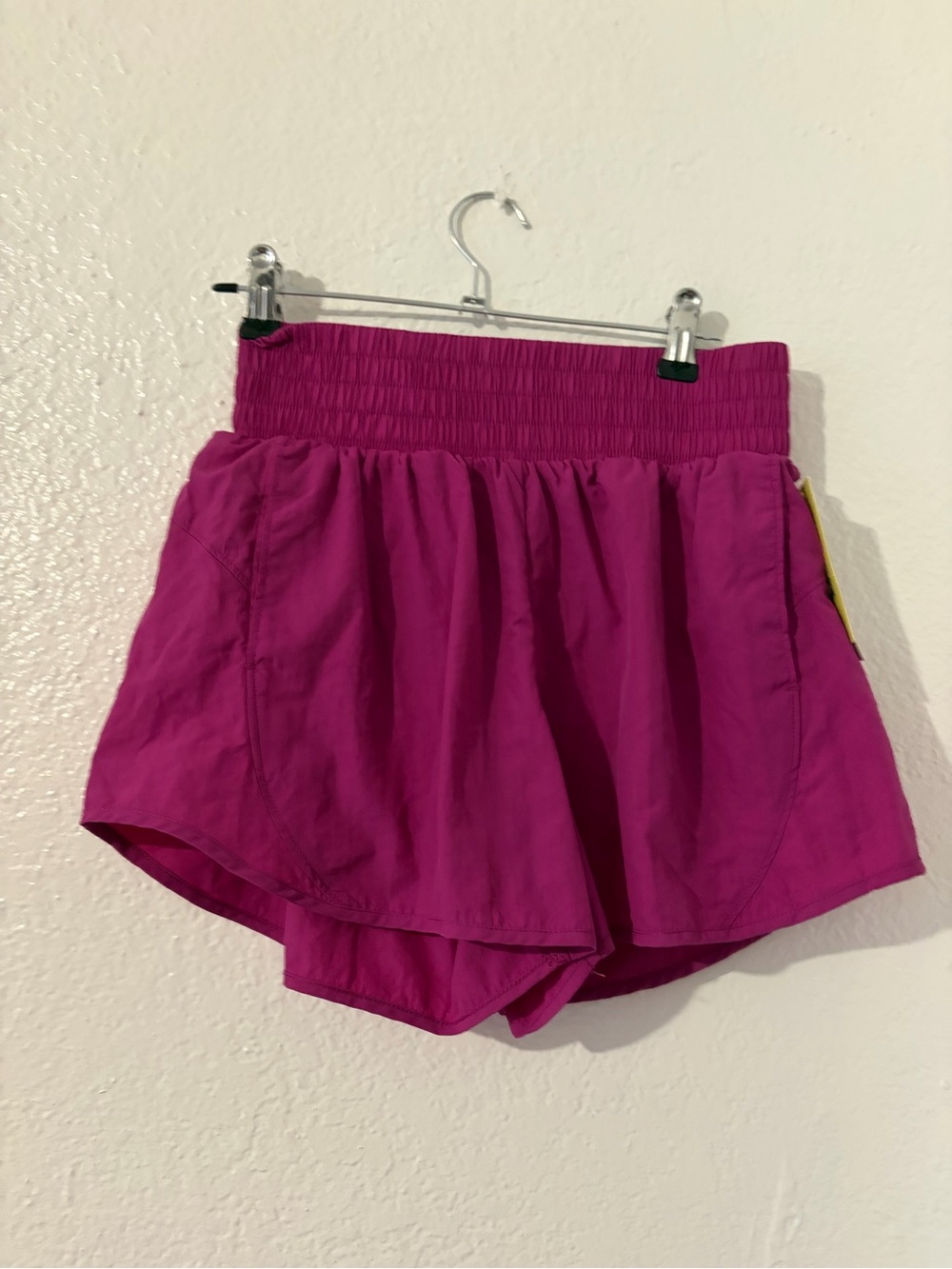 Kids  Magenta Athletic Shorts